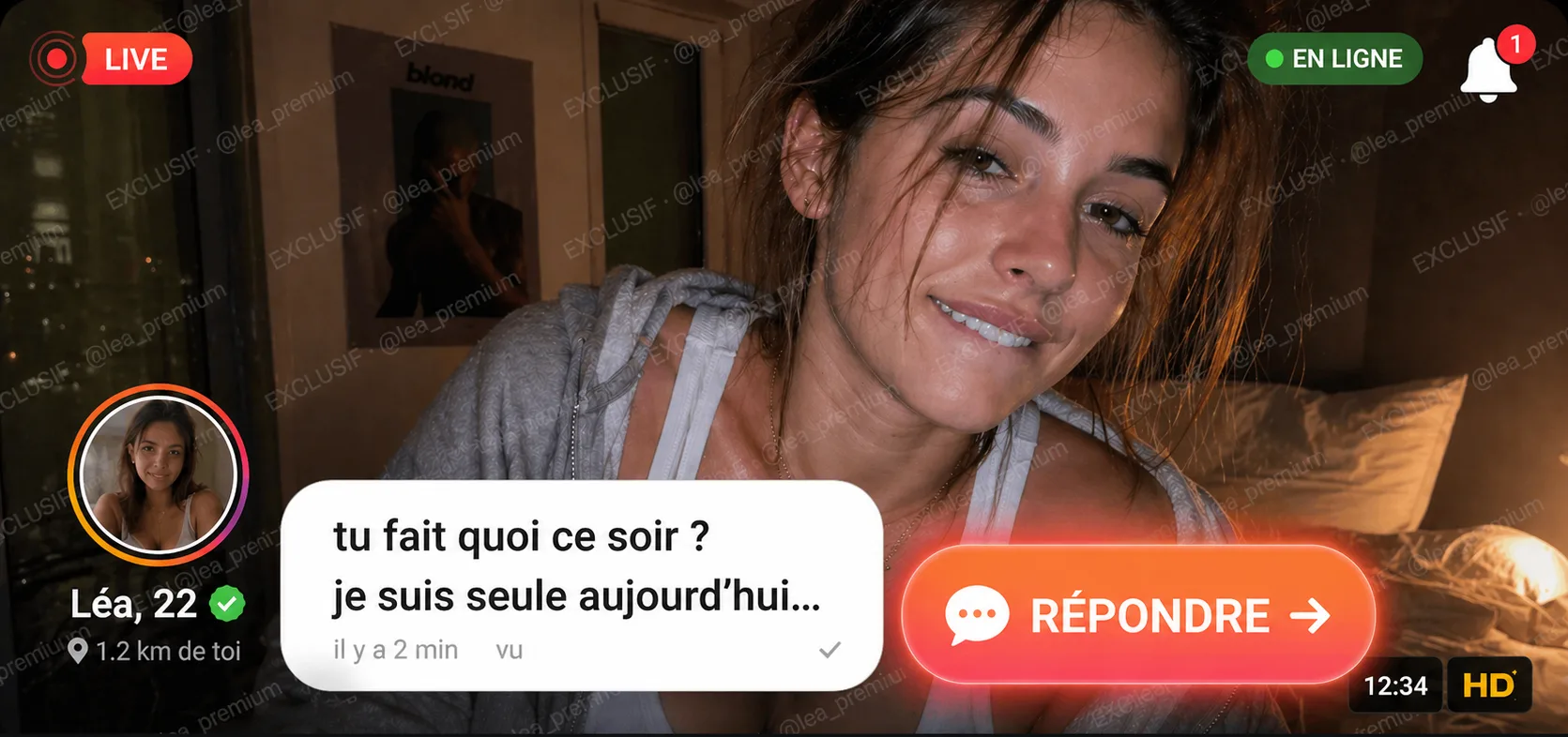 Léa veut te rencontrer ce soir