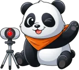 Panda animateur webcam en direct